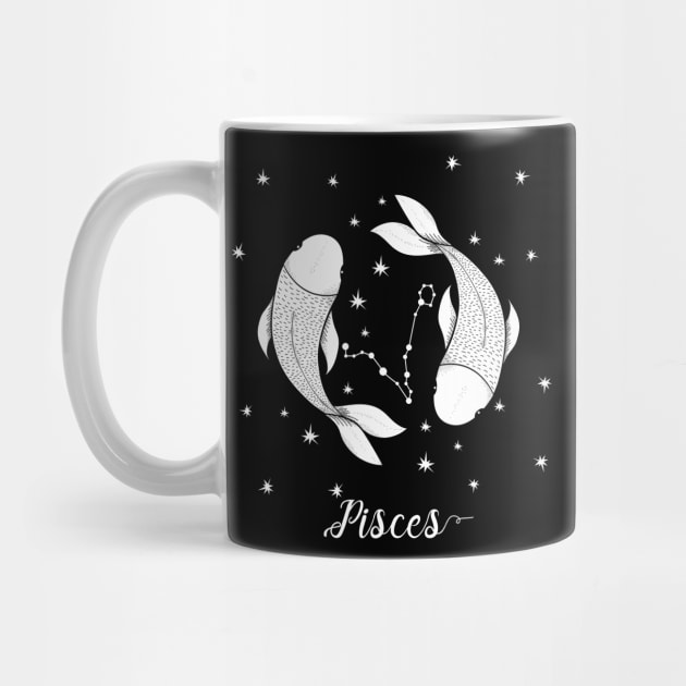 Pisces Zodiac Sign Constellation by letnothingstopyou